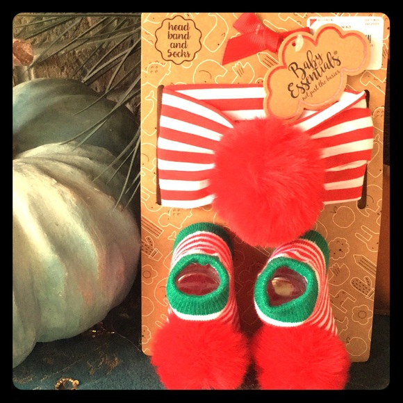 baby essentials headband and socks